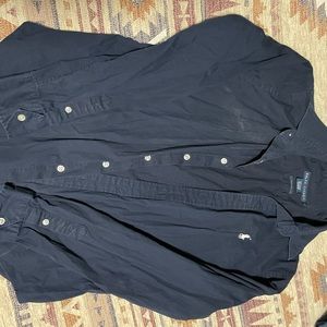 Ralph Lauren Slim Fit navy blue button down